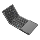 Mini Teclado Bluetooth Plegable Ultrafino Con Almohadilla Tá