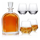 Cadamada Botella De Vidrio De Whisky De 24 Onzas, Juego De D