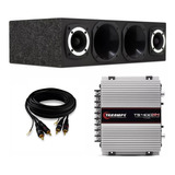 Corneteira 2 Cornetas 2 Super Tweeter + Módulo Taramps Ts400