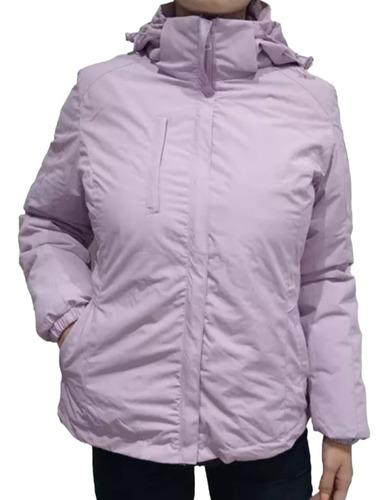 Campera 2x1  Inflable De Frisa  Micropolar Juvenil 3xl-6xl