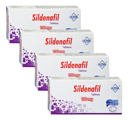Sildenafil 100 Mg Ultra 32 Tabletas Pack Genérico De Viagra