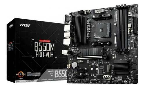 Msi Motherboard B550m Pro-vdh Am4 Hdmi Vga Dport