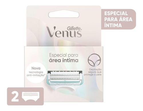 Carga Para Aparelho De Depilar Venus Para Área Íntima 2 Und