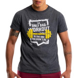 Remera Hombre Workout Bearfit Liviana Crossfit Gym Wombo