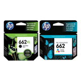 Cartucho Hp 662xl Negro + 662 Color Original 2515 3515 3545