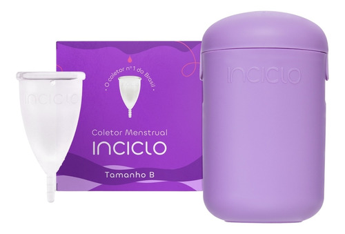 Kit Coletor Menstrual Reutilizável  + Cápsula Todos Tamanhos