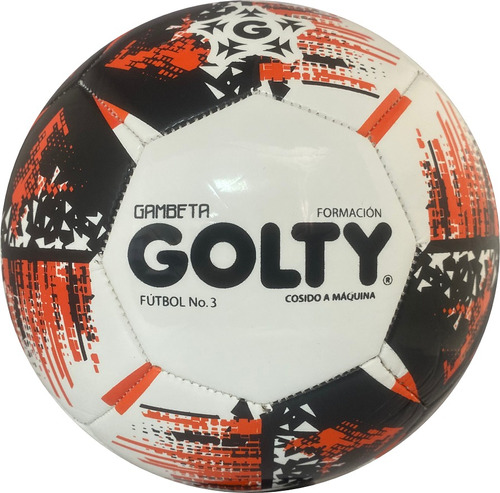 Balón Fútbol Golty Formación Gambeta 3 Cosido A Maquina #3