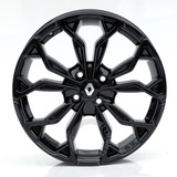 Par Roda Aro 15 4x100 Renault Rs ( 2 Unidades ) Cor Black Piano