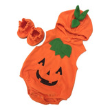 Mono De Calabaza De Halloween For Niños Y Niñas + Zapatos