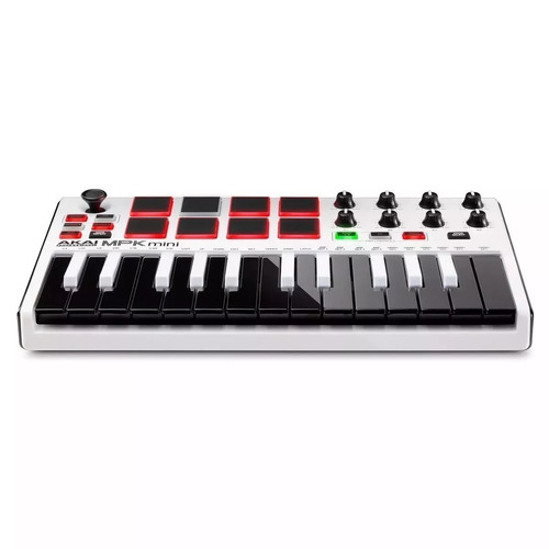 Controlador Akai Mpk Mini Mk2 White Edición Especial 