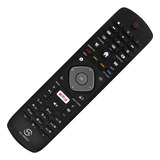 Controle Remoto Para Tv Philips Lcd Led Smart 3d 4k Netflix