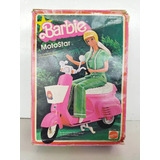 Barbie Motostar Vintage 80s México Aurimat  Moto Rosa