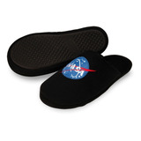 Pantufa Chinelo Astro Preto Importway Adulta Infantil 