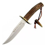 Cuchillo Muela Gredos 16 Mango Asta Funda Cuero España