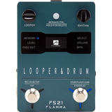 Flamma Looper & Drum Fs21 Pedal Looper Drum Machine Guitarra