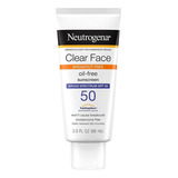 Protetor Solar Líquido Neutrogena Clear Face  Spf 50  88ml 