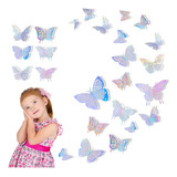 72pzs 3d Mariposas Decoraciones Cuartos Vinilos Pared Hueco3