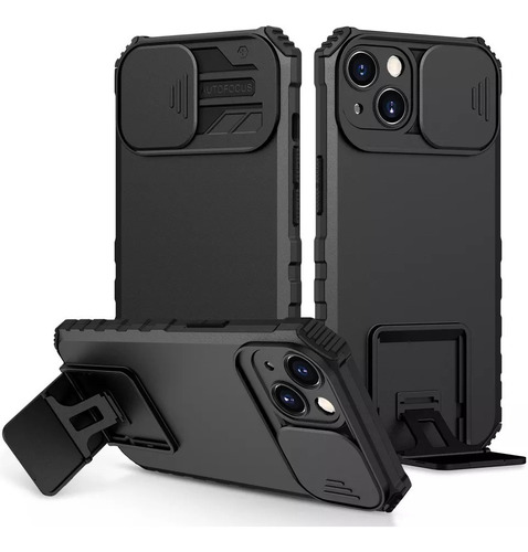 Funda Moto G9 Plus + Soporte + Camera Protector - 2gtech