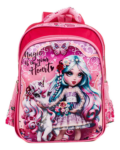 Mochila Infantil Escolar Jardin Niña Nena Magical Lsyd 2022 