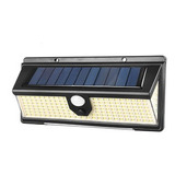 Lampara Solar Aplique 190 Led Smd 4 Modos Sensor Movimiento