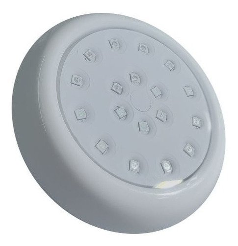 Refletor Led 18w 80mm Luminária Rgb Piscina Rosca 1/2 Pol. 12vcc