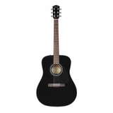 Guitarra Acústica Fender Classic Design Cd-60 Dread V3 Ds Para Diestros Black Poliuretano Brillante