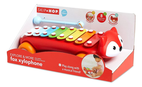 Xilofone Brinquedo Musical Raposa Skip Hope Explore