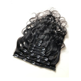 Cabelo Humano Ondulado Tic Tac Para Mega 120 Grs 20 Cm 8 Tel