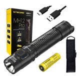 Lanterna Tática Nitecore Mh12 Pro 3300 Lúmens 505 Metros Luz Branca