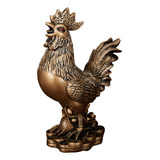 Accesorios De Adorno Con Forma De Gallo Lucky Golden Rooster