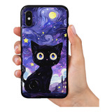 Funda Para iPhone En Todos Los Modelos Black Cat.