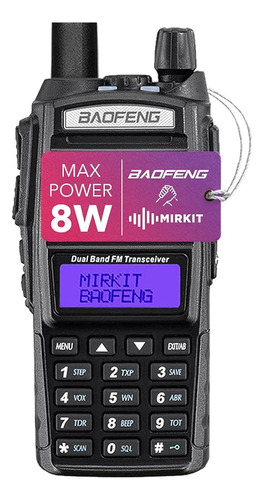 Mirkit Ham Radio Baofeng Uv-82 Mk5 8 Vatios Max Power Radio 