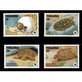 1993 Wwf Fauna- Tortugas- Tanzania (sellos) Mint