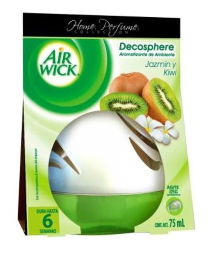 Aromatizante Ambiente Air Wick Home Perfume Jazmín Kiwi 75ml