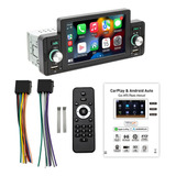 A Autoestéreo 1din 5inch Bluetooth Carplay Mp5+camara Radio