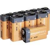 Amazonbasics Bateria De Litio De 9 Voltios 6lr16-8pk 9 V