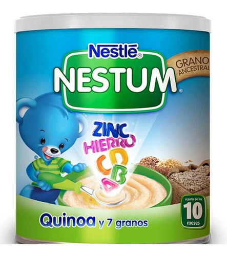 Cereal Nestum 10 Meses Con 8 Cereales En Lata 270 G