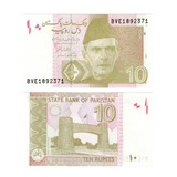 Pakistán - Billete 10 Rupias 2021 - Unc