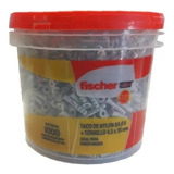 Tarugo Fischer Sa6 + Tornillo 4.5×35 Balde X 1000 Con Tope