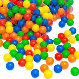 Pack 100 Pelotas Plásticas Para Piscina Colores Surtidos