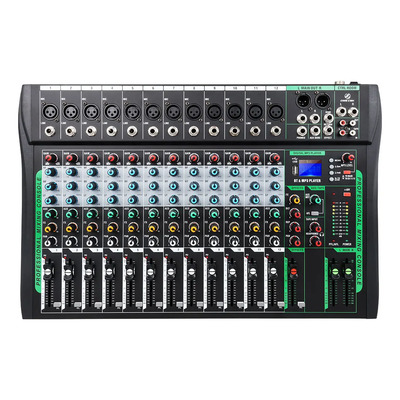 Mezcladora De Sonido Someink Profesional Ct120s: 12 Canales, 16 Efectos De Audio, Bluetooth Integrado, Alimentación Phantom 48v, Usb - Ideal Para Estudio, Grabación Y Presentaciones Dj | Meses sin interés