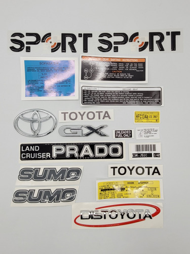 Toyota Land Cruiser Prado Gx Sumo Sport Calcomanías 