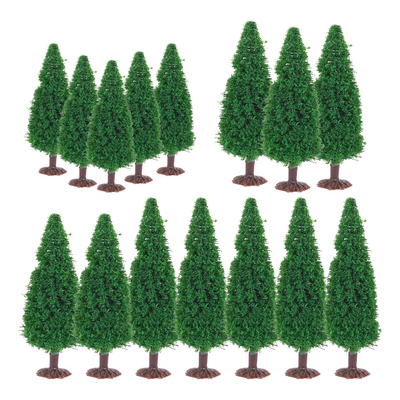 15 Piezas De Miniárbol De Pino, Accesorio Artificial Para Di