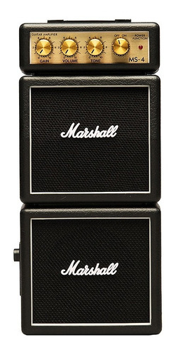 Mini Amplificador De Guitarra Marshall Ms4 Doble 2w 9v