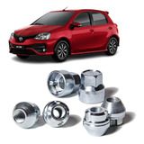 Tuercas De Seguridad Para Toyota Etios Llantas De Aleacion