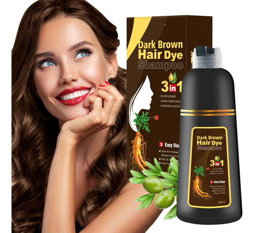 Amazing Color Shampoo Para Cabello Mujer Tinte Instantáneo