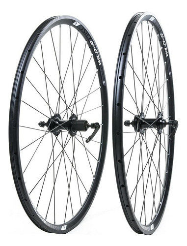 Par Roda Speed 700 Absolute Wild-r Rolamentado Disc Cassete 