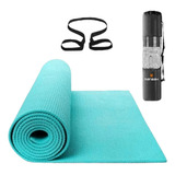 Colchoneta Mat Yoga Caucho Nbr 10mm Ranbak 732 Bolso+correa