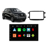 Multimídia Android Kwid 20 21 22 23 24 Tv Gps Mold Carplay 