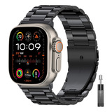 Correa Acero Eslabon Compatible Con Apple Watch Todas Series